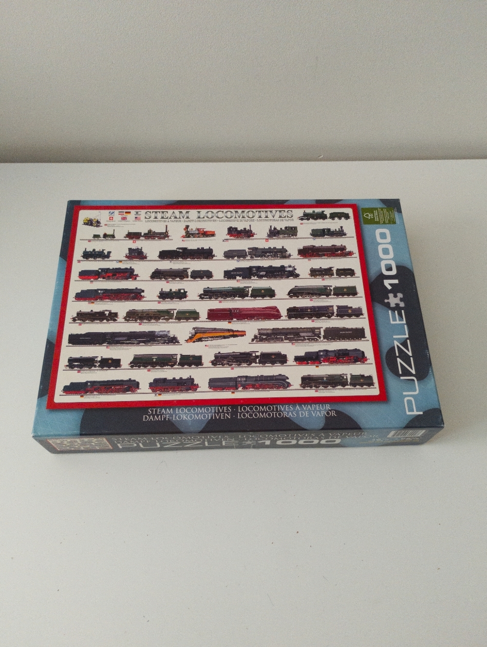 Eurographics Steam Locomotives 1000 Piece Jigsaw Puzzle Vintage Trains